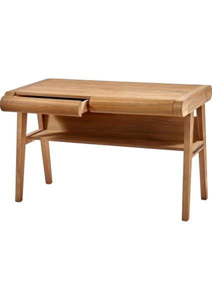 Fido 120 cm Ceviz Spor Çalışma Masası Cilasız Ham