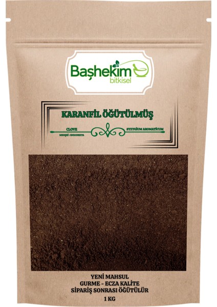 Karanfil Öğütülmüş Toz Sipariş Sonrası Taze Öğütülür Gurme Ecza Kalite 1 kg