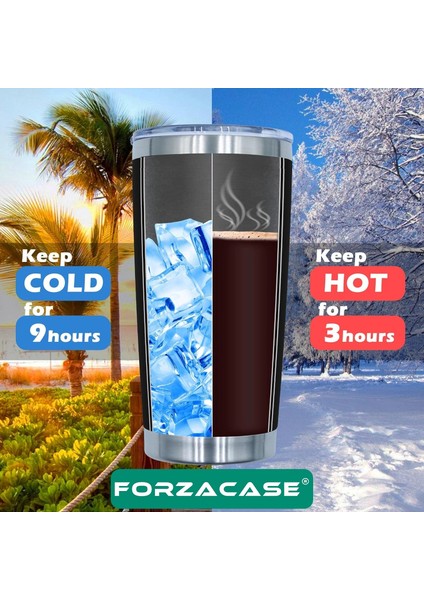 Çift Katmanlı Paslanmaz Çelik Pipet Girişli 600ML Sıcak Soğuk Tutan Bardak Termos Mug - FC1142 modelleri