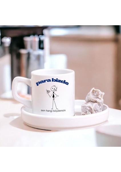 Para Bizde Tasarımlı Eğlenceli Türk Kahve Fincanı – Hediyelik Tekli Fincan fiyatları