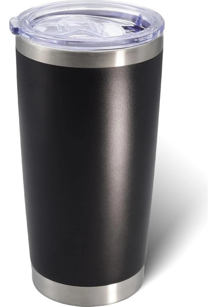 Çift Katmanlı Paslanmaz Çelik Pipet Girişli 600ML Sıcak Soğuk Tutan Bardak Termos Mug - FC1142