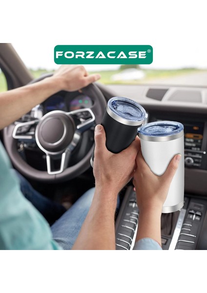 Çift Katmanlı Paslanmaz Çelik Pipet Girişli 600ML Sıcak Soğuk Tutan Bardak Termos Mug - FC1142 fırsatları