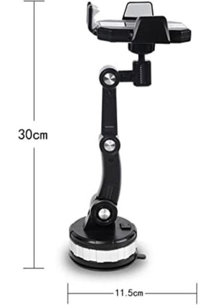 Araç Içi Vantuzlu Telefon Tutucu Jel Vantuzlu Cama Takılabilen Güçlü 360 Derece Dönebilen Ayarlanabilir fırsatları