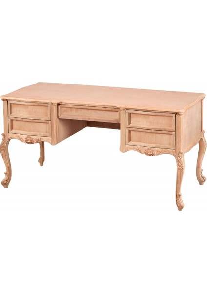 Asal Kristal 160 cm Çalışma Masası Cilasız Ham