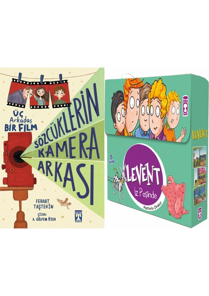 Sözcüklerin Kamera Arkası (Ferhat Taştekin) ve Levent Iz Peşinde 1 Set - (5 Kitap)