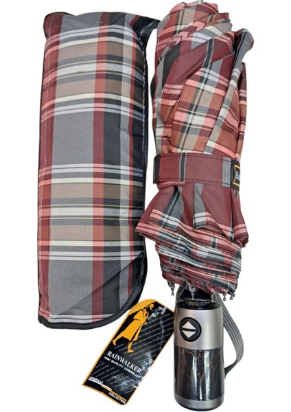 Rüzgarda Kırılmayan 10 Telli Otomatik Çok Renkli Şemsiye