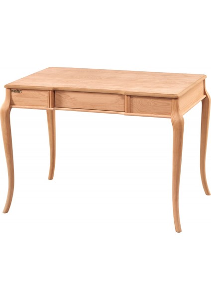 Delores 110 cm Ipek Çalışma Masası Cilasız Ham