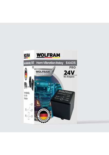 Röle Korna Titretme Pro 24V 5 Adet - Wolfram 64435 fiyatları