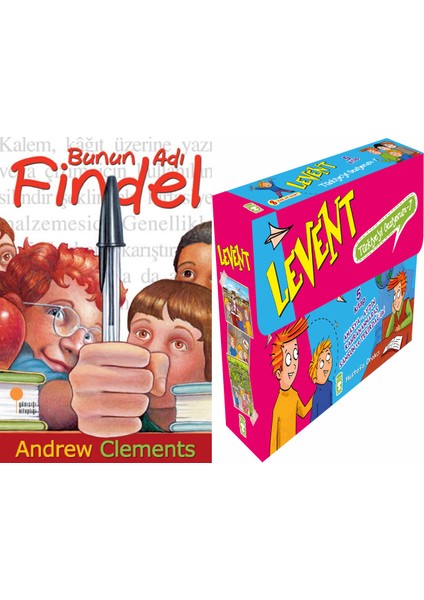 Bunun Adı Findel (Andrew Clements) ve Levent Türkiyeyi Geziyorum 7 Set - (5 Kitap)