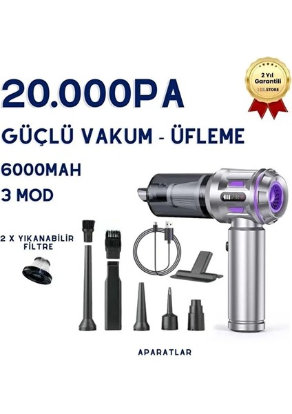 Kablosuz 20.000 Rpm Çok Amaçlı Süpürge ve Hava Üfleme Çekme Makinesi fiyatları