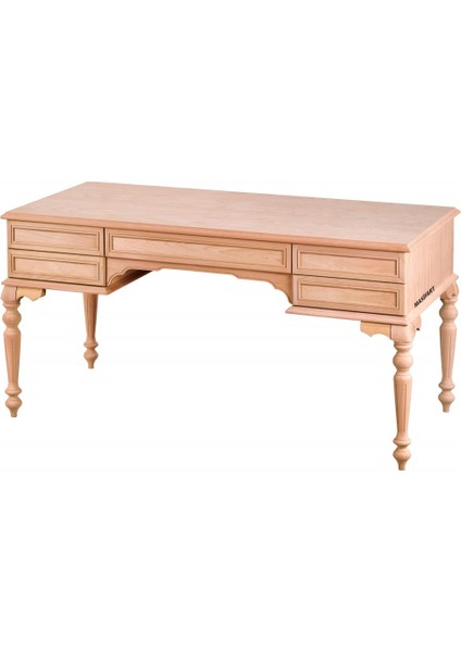 Vacca 160 Lık Çizgili Torna Çalışma Masası Cilasız Ham