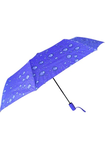 8 Telli Yarı Otomatik Yetişkin Şemsiye, Çanta Boy, Mor Renkli modelleri