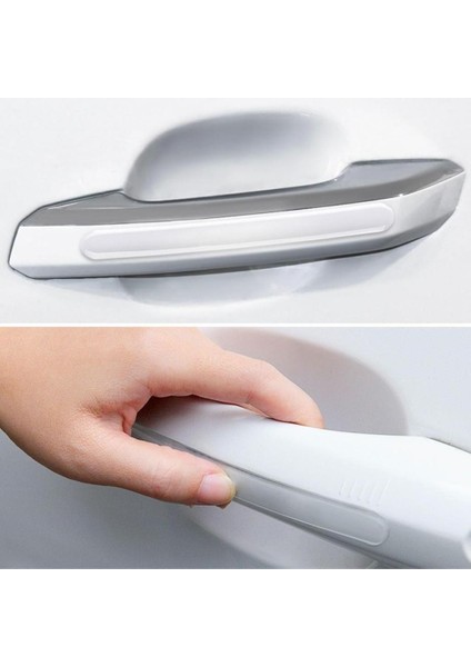 Oto Şeffaf Darbe Koruyucu Kendiliğinden Yapışkanlı Bantlar 4 Adet modelleri