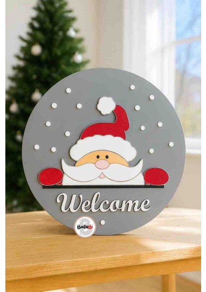 Noel Baba Welcome Kapı Süsü, Duvar Dekoru