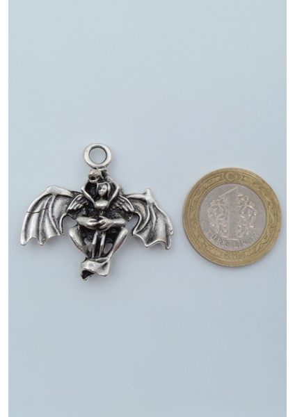 Ejderha Gümüş Kaplama Deri İp Kolye fırsatları