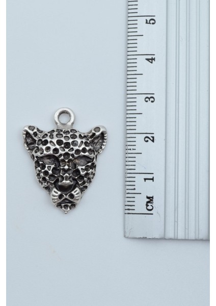 Leopar Gümüş Kaplama Deri İp Kolye modelleri