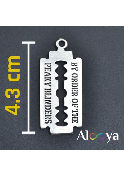 Peaky Blınders Jilet Gümüş Kaplama Deri İp Kolye indirimleri