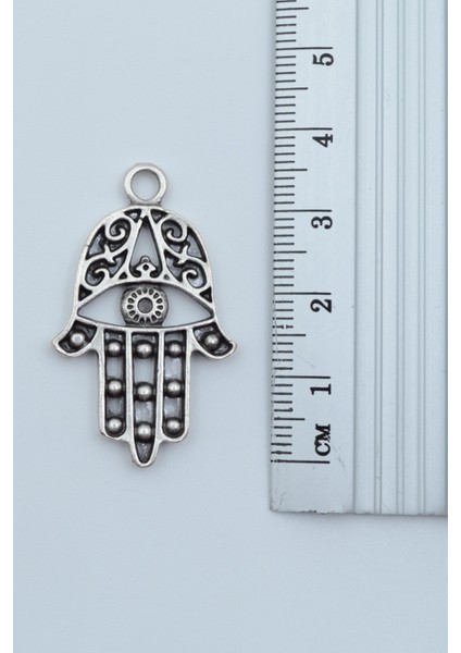 Fatma Ana Eli Gümüş Kaplama Deri Ip Kolye modelleri