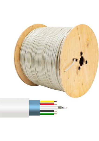 4+1x0.22 Cctv Kablosu 500 Metre