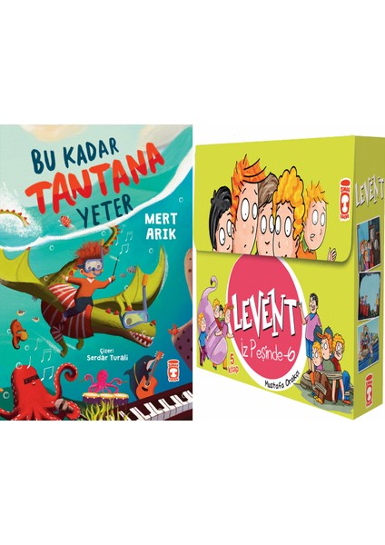 Bu Kadar Tantana Yeter (Mert Arık) ve Levent Iz Peşinde 6 Set - (5 Kitap)