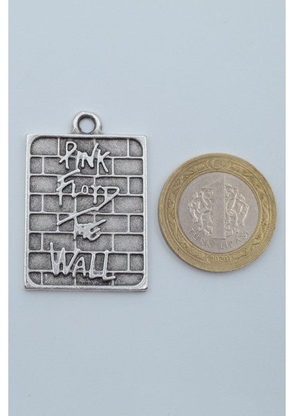Pink Floyd The Wall Gümüş Kaplama Örme Zincir Kolye fırsatları