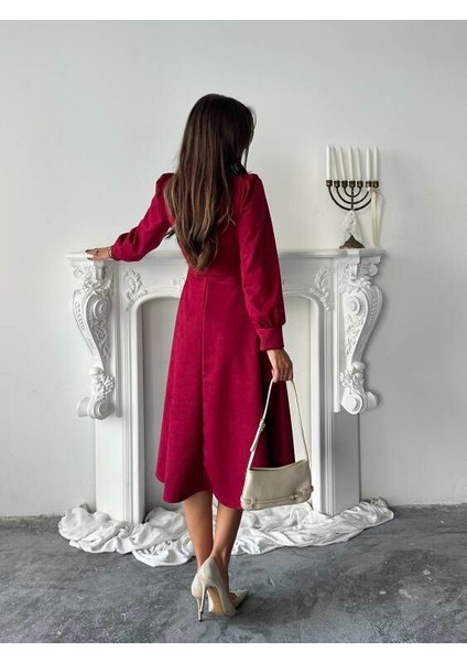 Aster Süet Elbise DRC-0101 fiyatları