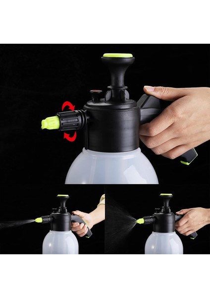 2 Litre Pompalı Basınçlı Sprey Şişesi - Ayarlanabilir Nozül | Bahçe Sulama, Temizlik, Araç Yıkama