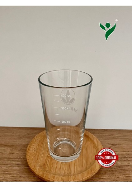 Logolu Özel Tasarım Cam Bardak - 400 ml