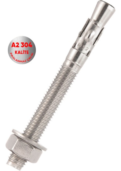 Vtc-A2 Klipsli Paslanmaz Dübel 16×145 | A2 Inox Ankraj | 25'li Paket fiyatları