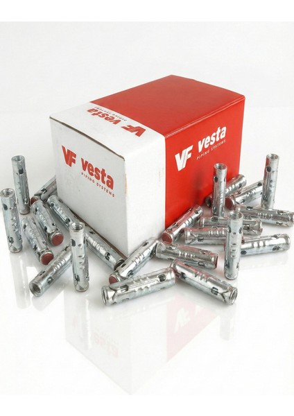 S Tipi Metal Çekme Dübel M6 100'LÜ Paket | Yüksek Tutunma Güçlü Mekanik Dübel