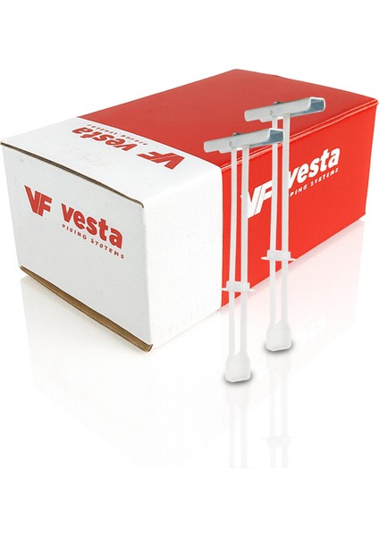 Fx-Max Askı Dübeli M4 25'li Paket | Alçıpan ve Boşluklu Duvarlar Için Metal Kanatlı Askı Dübeli