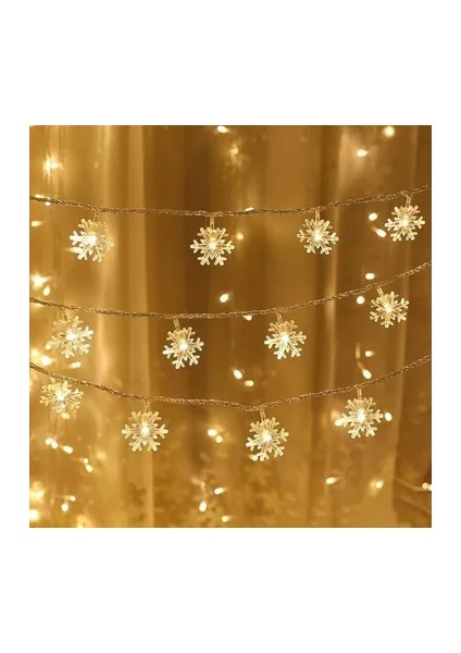 28 LED Kar Tanesi Aydınlatma – 5 Metre, Gün Işığı, 8 Modlu Yılbaşı Dekor Lambası fiyatları