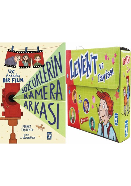 Sözcüklerin Kamera Arkası (Ferhat Taştekin) ve Levent ve Tayfası 1 Set - (5 Kitap)