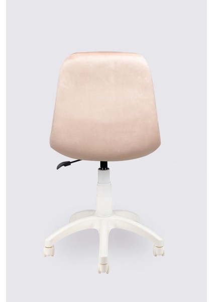 Işıltı Beyaz Ayaklı Çalışma Sandalyesi Çocuk Bilgisayar Sandalyesi (Ayarlanabilir) fırsatları