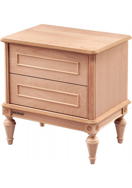 Calva Tornalı Komodin Cilasız Ham