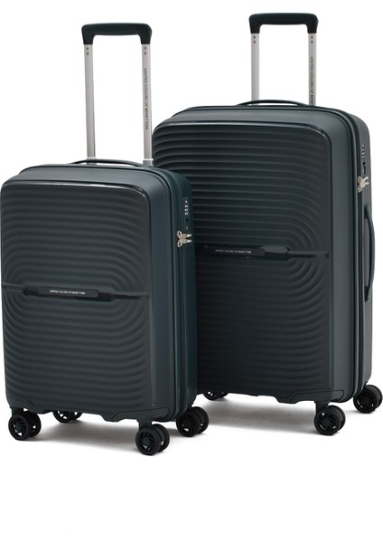 2'li Kırılmaz Valiz Seti Orta Boy - Kabin Boy – Ultra Hafif, Tsa Kilit, Darbeye Dayanıklı