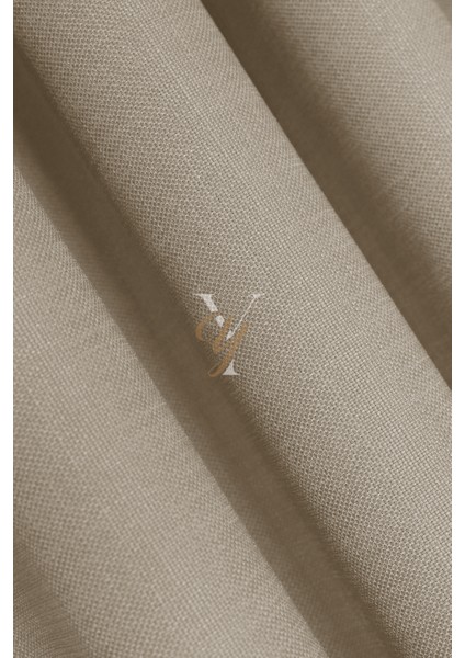 Keten Fon Perde V-4004 Krem modelleri