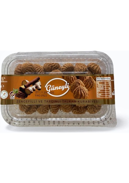 Güneyli Zencefilli Tarçınlı Leblebi Kurabiyesi Glutensiz Talkan Kurabiyesi fiyatları