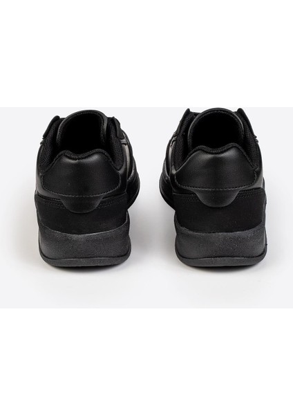 1011 Siyah Cilt Kaymaz Taban Günlük Spor Ayakkabı indirimleri