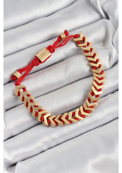 Pirinç Asansörlü Gold Renk Juju Kadın Bileklik