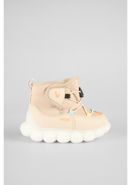 Tatu Içi Kürklü Full Taban Işıklı Ortopedik Hafif Erkek Çocuk Kar Botu