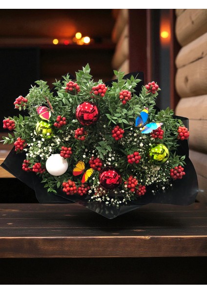 24 Dallı Siyah Sarmallı Renk Temalı Kokina Buketi (Deluxe Seri) modelleri