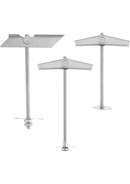 Htz Kanatlı Vidalı Askı Dübeli M8X100 50'li Paket | Metal Alçıpan Askı Dübeli fiyatları