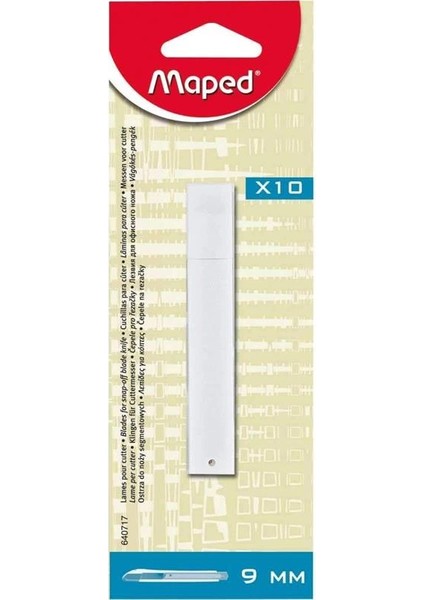 Ofis ve Kırtasiye 640717 Yedek Bıçak Gümüş, 9 mm