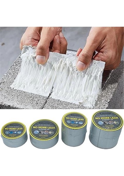 2 mt Yüksek Sıcaklık Dayanan Su Geçirmez Çatı Duvar Çatlak Onarıcı Yapışkan Bant Folyo 5 cm