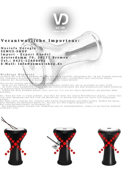 Oryantal Profesyonel Solo Darbuka Çatlak Boya Effeckt