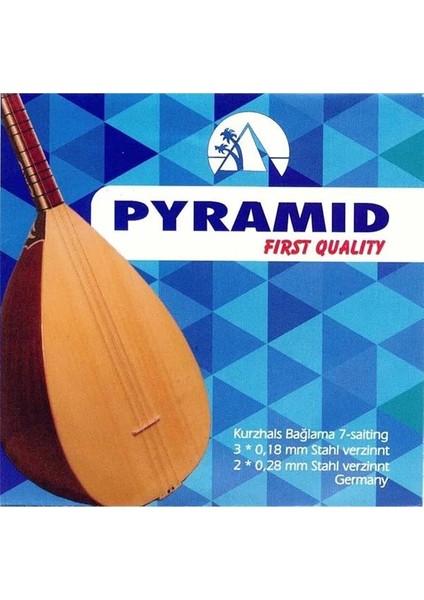 Pyramid Premium Kalite Kısa Sap Bağlama Teli 0.18 mm