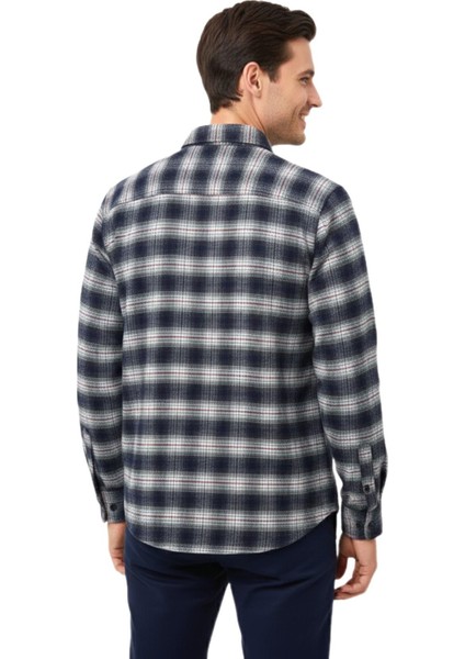 Erkek Kışlık Çift Cep Kapaklı Gömlek BGL-ST04933 modelleri