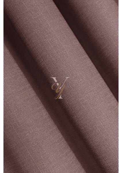 Keten Fon Perde V-4029 Pembe modelleri