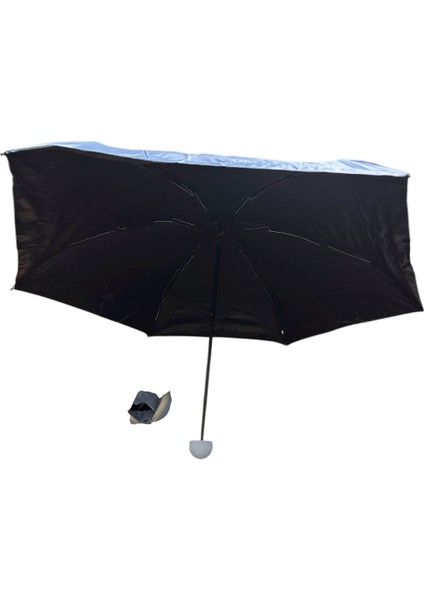 Mavi Renkli Hafif ve Pratik Otomatik Şemsiye, Taşıma Çantasıyla Kolay Kullanım modelleri